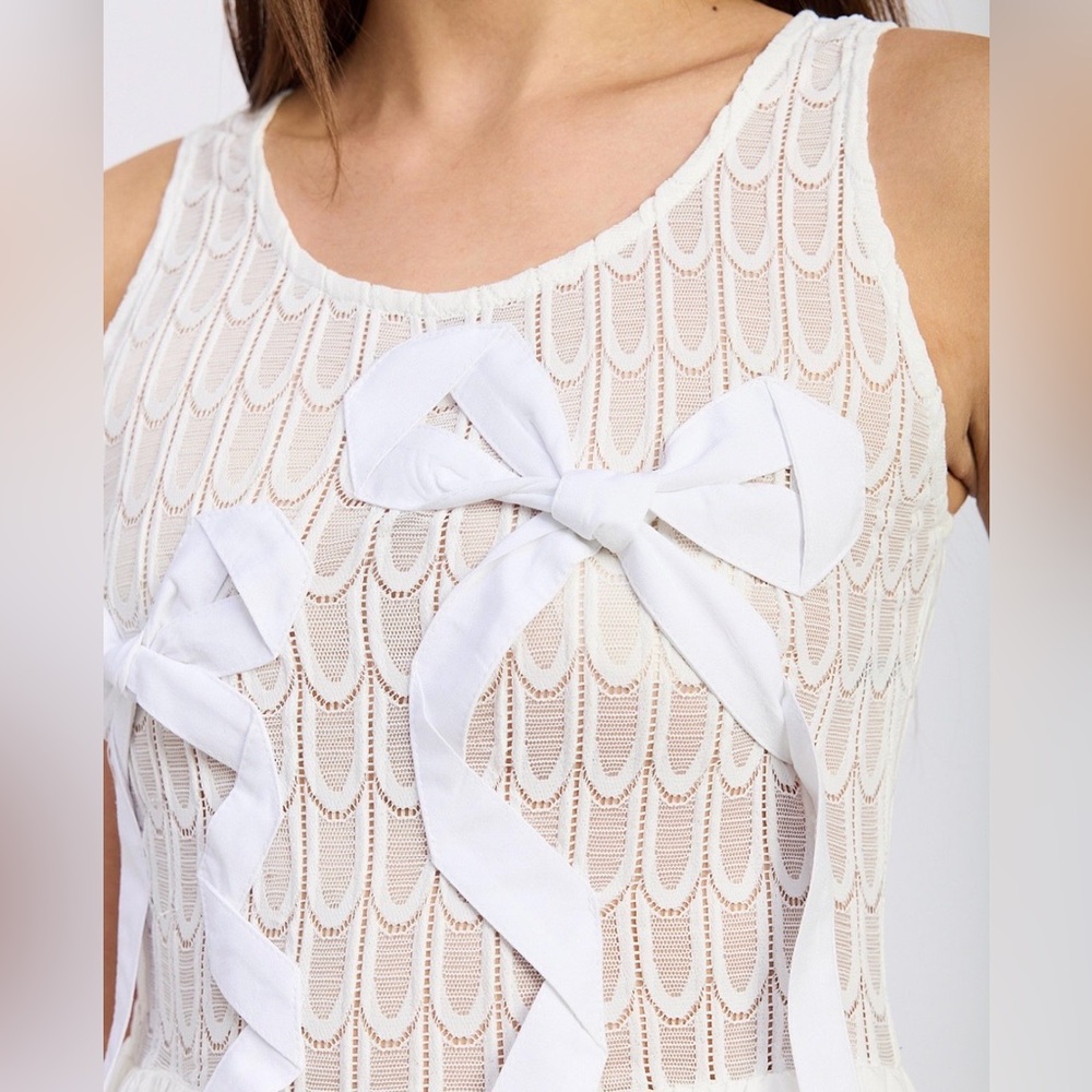 En Saison Denver Mixed Media Midi Dress - Picture 4 of 16
